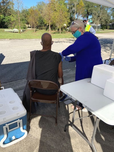 DOH-Volusia Conducts a Community Flu Vaccination Point of Administration: Rising Against All Odds